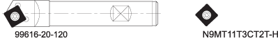 120˚ NC Spot drill by Nine9